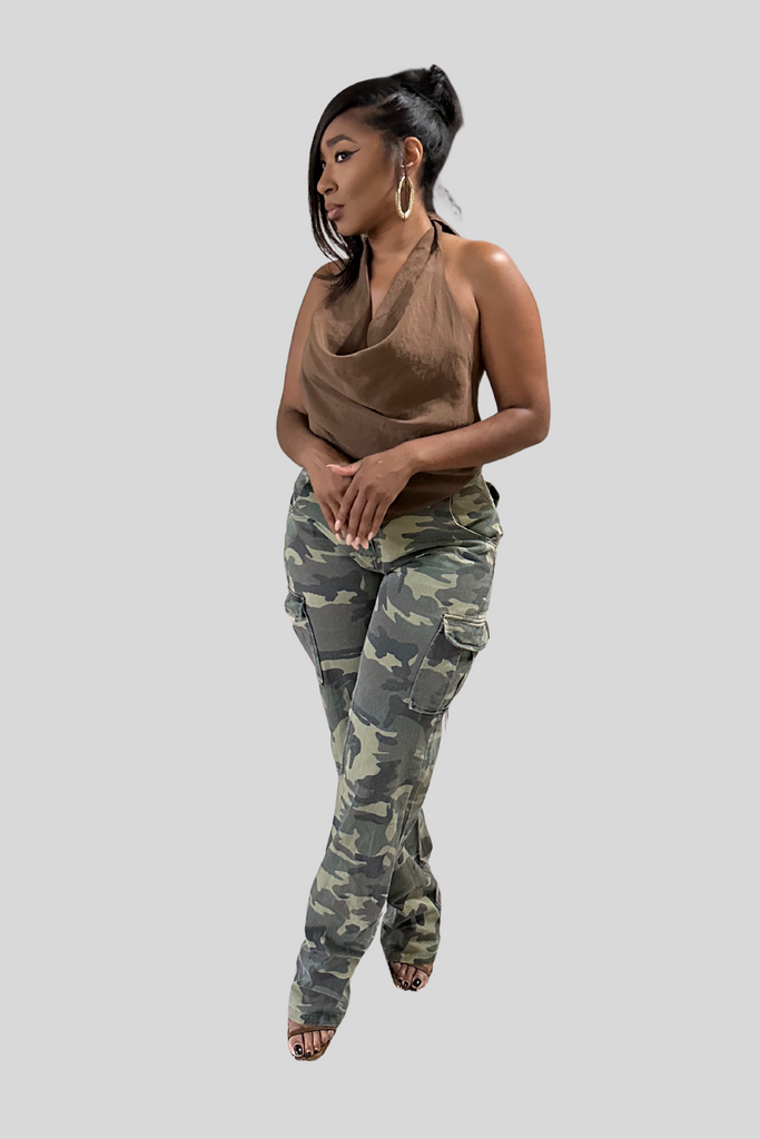 Dessert Storm Corset Camo Pants